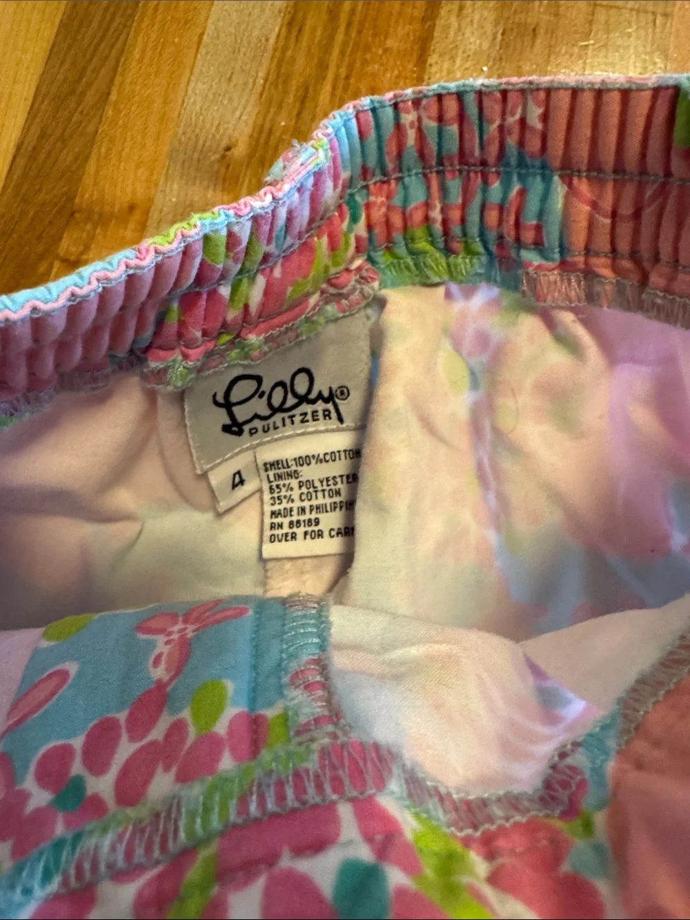 Lilly Pulitzer Elefrance Pattern Girls Capris